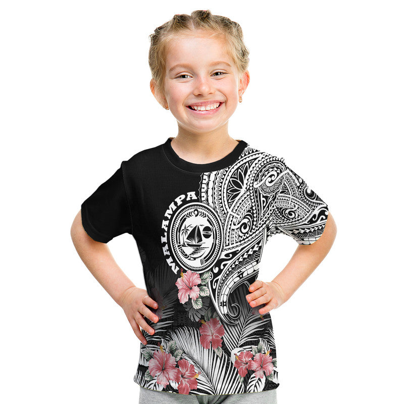 Vanuatu Malampa Province T Shirt Hibiscus Tribal Polynesian Tattoo Ver Black LT9 - Polynesian Pride