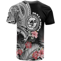 Vanuatu Malampa Province T Shirt Hibiscus Tribal Polynesian Tattoo Ver Black LT9 - Polynesian Pride