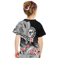 Custom Vanuatu Malampa Province T Shirt Hibiscus Tribal Polynesian Tattoo Ver Black LT9 - Polynesian Pride