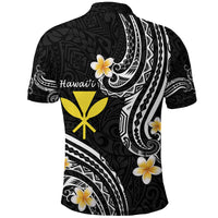 Hawaii Polo Shirt Black Polynesian Line Style LT9 - Polynesian Pride