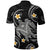 Custom Hawaii Polo Shirt Hawaiian Turtle Plumeria Mixed Polynesian Black Style LT9 - Polynesian Pride