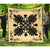 Hawaiian Quilt Maui Plant And Hibiscus Premium Quilt - Black Beige - AH Black - Polynesian Pride