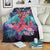 Hawaii Couple Turtle Hibiscus Tropical Premium Blanket - Huxley Style - AH - Polynesian Pride