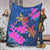 Hawaii Couple Turtle Hibiscus Valentine Premium Blanket - Light Style - AH - Polynesian Pride