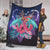 Hawaii Couple Turtle Hibiscus Tropical Premium Blanket - Huxley Style - AH - Polynesian Pride