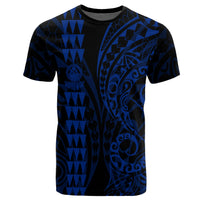 Hawaii Kakau Polynesian T Shirt Pre BFCM 2020 Blue - Polynesian Pride