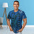 Tahiti Custom T Shirt Polynesian Phoenix Bird, Fairytales Bird Blue - Polynesian Pride