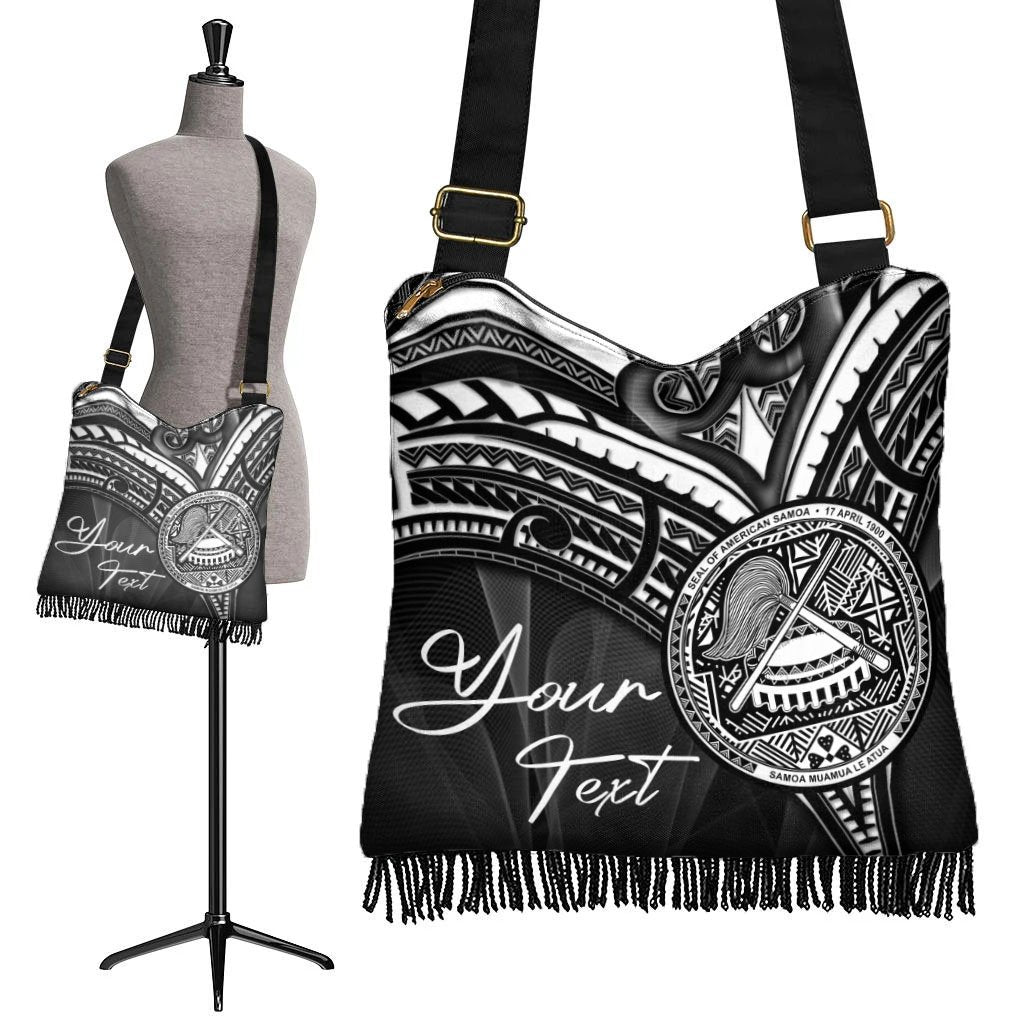American Samoa Custom Personalised Boho Handbag - Cross Style One Style One Size Reggae - Polynesian Pride