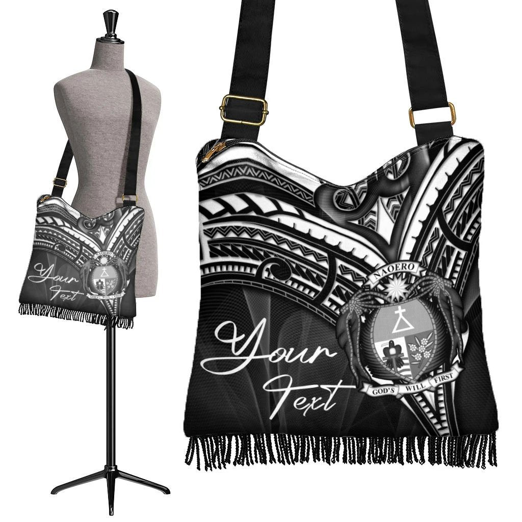 Nauru Custom Personalised Boho Handbag - Cross Style One Style One Size Reggae - Polynesian Pride