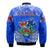 Toa Samoa Polynesian Rugby Bomber Jacket Samoan Flag Blue Color LT9 - Polynesian Pride