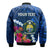 (Custom Personalised) Nauru Coat of Arms Bomber Jacket Polynesian Tropical LT9 - Polynesian Pride