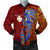 Wallis and Futuna Men's Bomber Jacket Polynesian Royal Style LT16 - Polynesian Pride