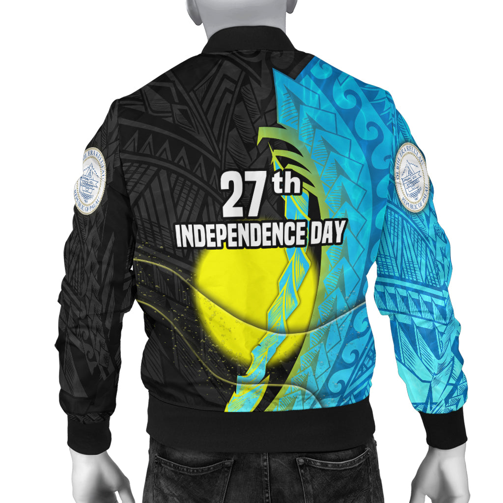 Palau Independence Day Men's Bomber Jacket Special Style LT16 - Polynesian Pride