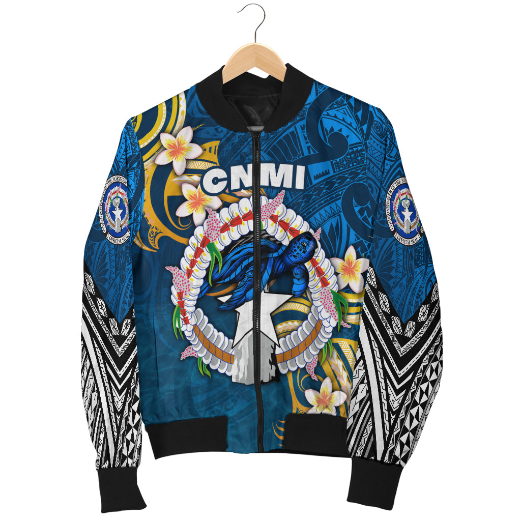 Northern Mariana Islands Men Bomber Jacket Independence Day LT16 - Polynesian Pride