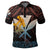 Hawaiian Kanaka Shark Polo Shirt Bubbles Style - Polynesian Pride