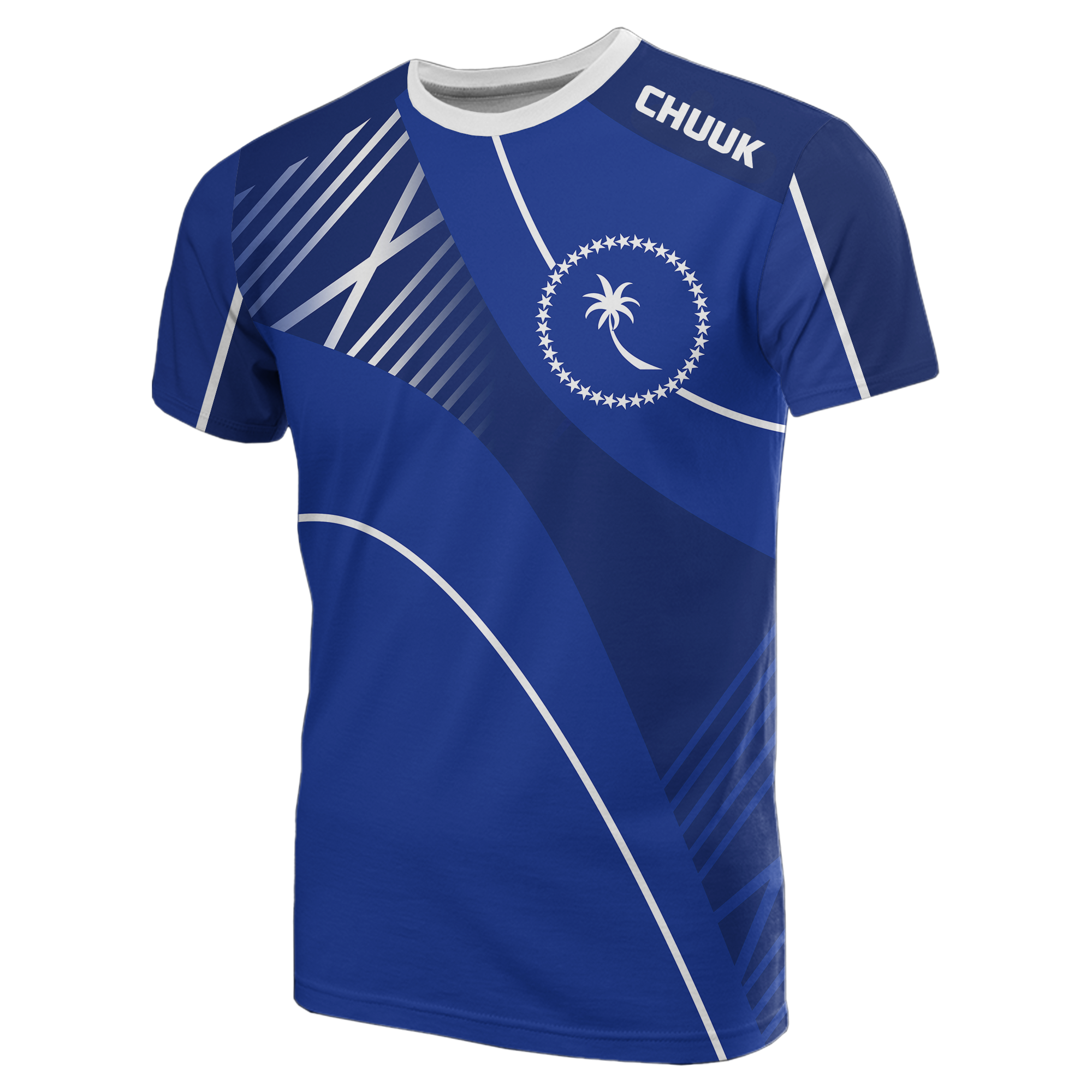 Chuuk T Shirt Chuuk FLag Unisex Blue - Polynesian Pride