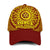 Tonga High School Classic Cap Tongan Ngatu Pattern Ver.02 LT14 Classic Cap Universal Fit Red - Polynesian Pride