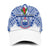 Samoa Rugby Classic Cap Manu Samoa 7s Ginger White Polynesian Ver.01 LT14 Classic Cap Universal Fit White - Polynesian Pride