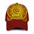 Tonga High School Classic Cap Tongan Ngatu Pattern Ver.03 LT14 Classic Cap Universal Fit Red - Polynesian Pride