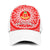 Kolisi Tonga High School Classic Cap Tongan Ngatu Pattern Ver.03 LT14 Classic Cap Universal Fit Red - Polynesian Pride