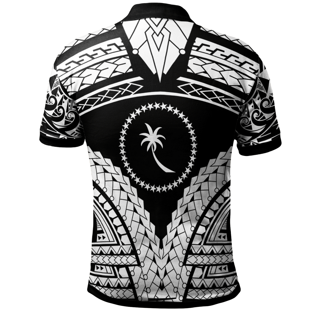 Chuuk Polo Shirt A Piece Of My Heart White Color - Polynesian Pride