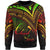 Chuuk State Sweatshirt - Cross Style Reggae Color Unisex Black - Polynesian Pride