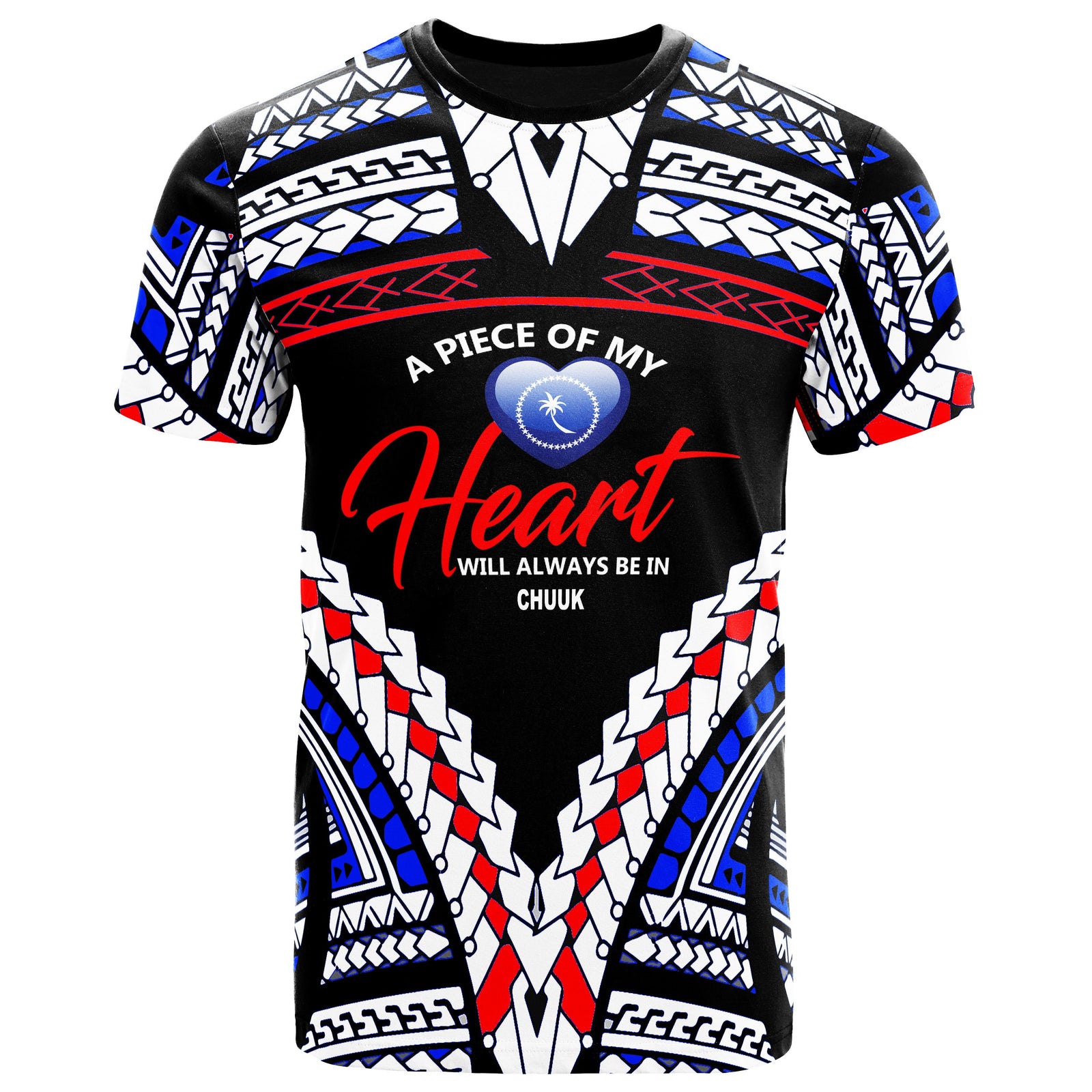 Chuuk T Shirt A Piece of My Heart Unisex One Color - Polynesian Pride