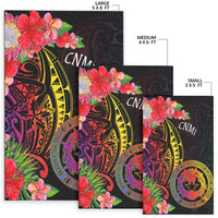 Northern Mariana Islands Area Rug - Tropical Hippie Style - Polynesian Pride