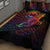 Northern Mariana Islands Quilt Bed Set - Butterfly Polynesian Style - Polynesian Pride