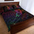 Northern Mariana Islands Quilt Bed Set - Butterfly Polynesian Style - Polynesian Pride