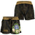 Northern Mariana Islands Women's Shorts - Polynesian Gold Patterns Collection - Polynesian Pride