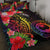 Northern Mariana Islands Quilt Bed Set - Tropical Hippie Style Black - Polynesian Pride