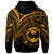 Northern Mariana Islands Zip Hoodie Gold Color Cross Style - Polynesian Pride