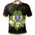 Northern Mariana Islands Polo Shirt Polynesian Gold Patterns Collection Unisex Black - Polynesian Pride