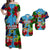 Malampa Fiji Day Hibiscus Matching Hawaiian Shirt and Dress LT6 Blue - Polynesian Pride