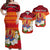 Custom French Polynesia Matching Hawaiian Shirt and Dress Happy Internal Autonomy Day Special Version LT14 Red - Polynesian Pride