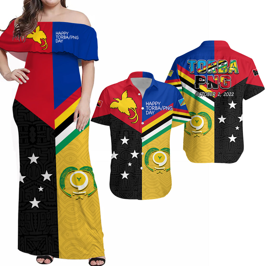 Torba PNG Day Matching Dress and Hawaiian Shirt 2022 Simple Polynesia LT13 Art - Polynesian Pride