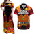 Custom Papua New Guinea Matching Dress and Hawaiian Shirt PNG Bird Of Paradise Polynesian Pattern LT14 Black - Polynesian Pride