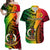 Vanuatu Matching Hawaiian Shirt and Dress Luganville Polynesian Reggae Coat Of Arms LT14 Reggae - Polynesian Pride