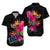 Cook Islands Polynesian Hibiscus Matching Dress and Hawaiian Shirt LT12 - Polynesian Pride