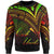 Cook Islands Sweatshirt - Cross Style Reggae Color Unisex Black - Polynesian Pride