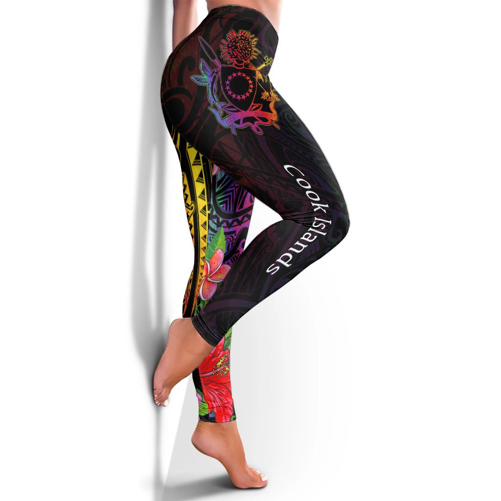 Cook Islands Leggings - Tropical Hippie Style - Polynesian Pride