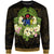 Cook Islands Sweatshirt - Polynesian Gold Patterns Collection Unisex Black - Polynesian Pride