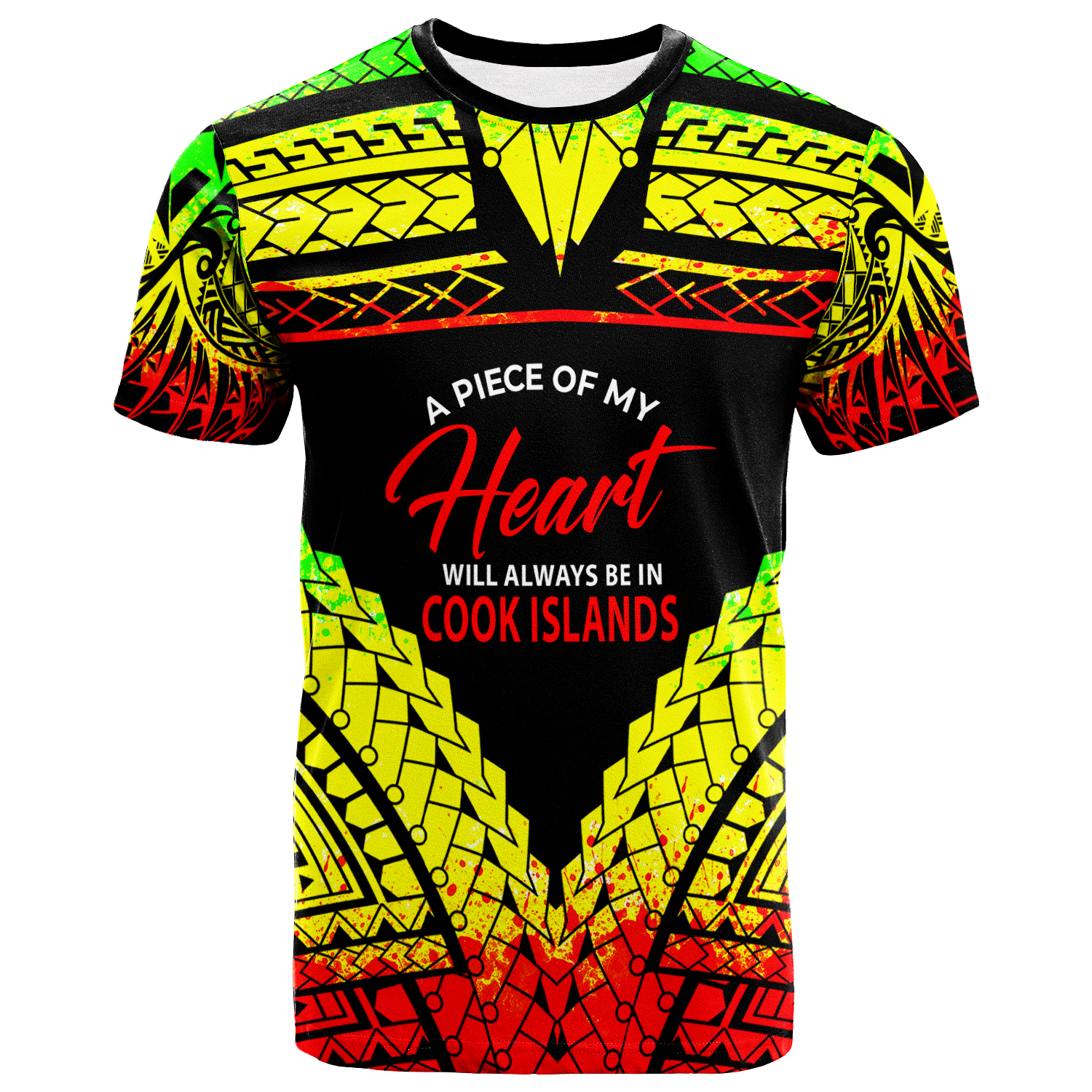 Cook Islands T Shirt A Piece of My Heart Unisex Art - Polynesian Pride