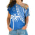 Fiji Rugby Sevens Cross Shoulder Shirt Fijian 7s Tapa Polynesian Blue Ver.01 LT13 Female Blue - Polynesian Pride