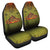 Hawaiian Polynesian Mauna Kea Fire Car Seat Cover - Burn Style - AH Universal Fit Yellow - Polynesian Pride