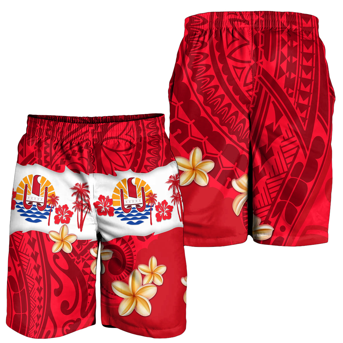 Tahiti Polynesian Men Short Mythical Destination LT13 - Polynesian Pride