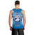 (Custom Personalised) Samoa Rugby Toa Samoa Blue Style Men Tank Top - LT2 - Polynesian Pride