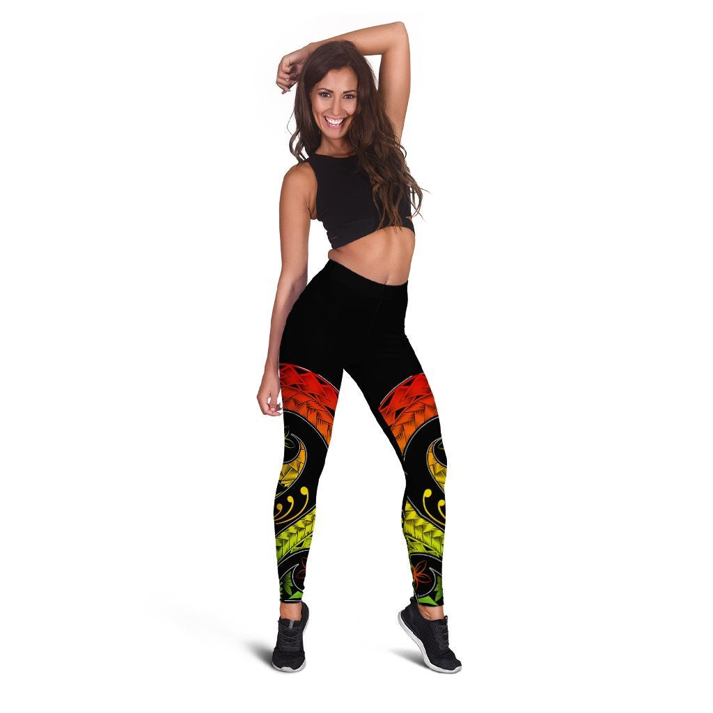 Samoa Personalised Women's Legging - Samoa Polynesian Decorative Patterns Reggae - Polynesian Pride