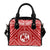 Tonga Personalised Shoulder Handbag - Tonga Seal With Polynesian Tattoo Style (Red) One Size Red - Polynesian Pride